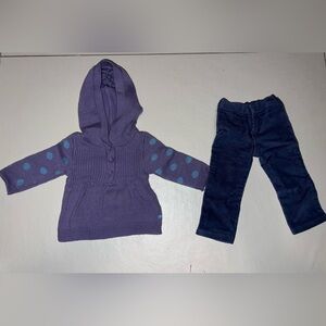 American Girl Lavender Knit Sweater